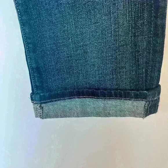 7 For All Mankind Josefina Rolled Hem Midrise Boyfriend Jeans - Picture 8 of 11